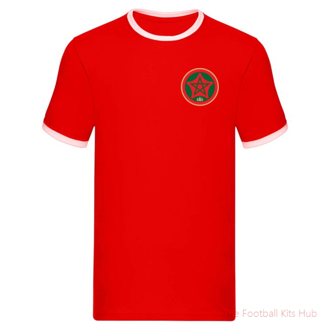 Men Morocco Logo Ringer Tee (Red)