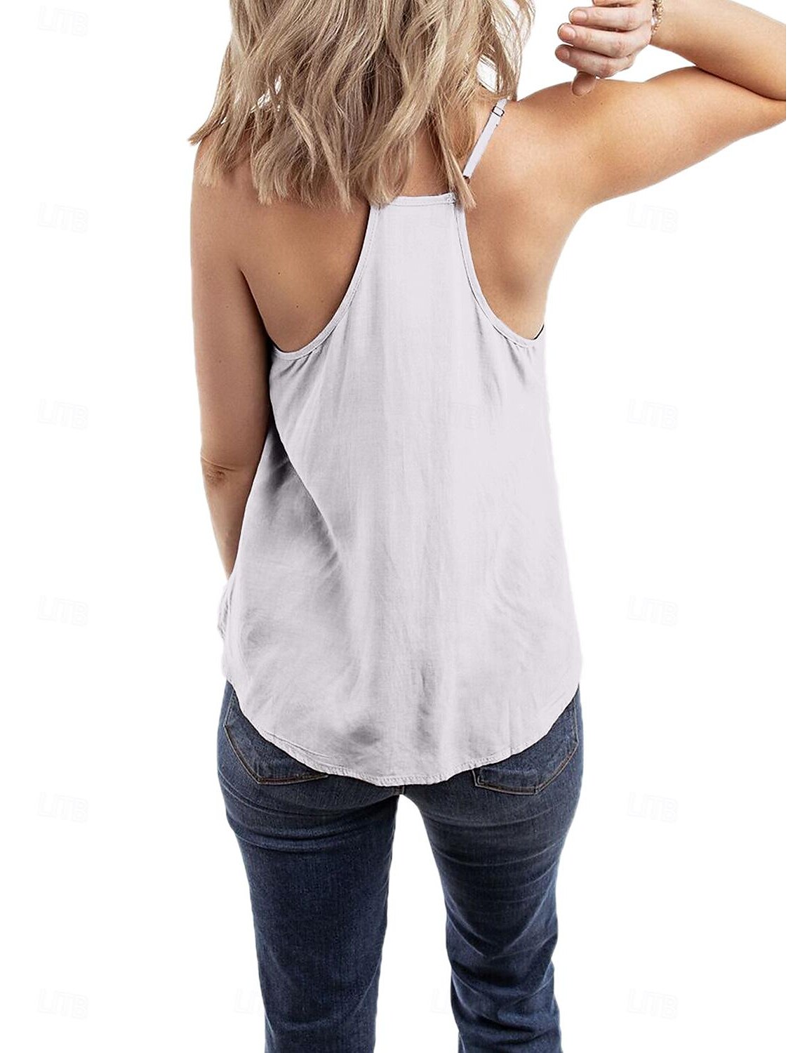 Women's Tank Top Casual Sleeveless Regular Tops Strap Daily Summer