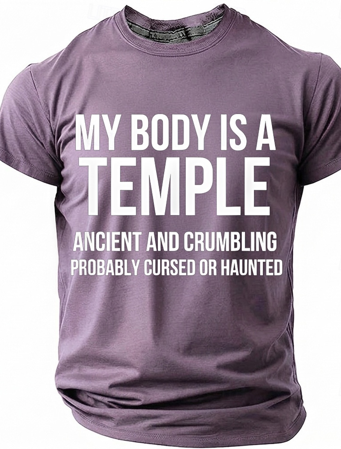 Men's T-Shirt Funny Graphic Short Sleeve UNDIAGNOSED BUT SOMETHING AIN'T RIGHT Lifestyle Humor Tee