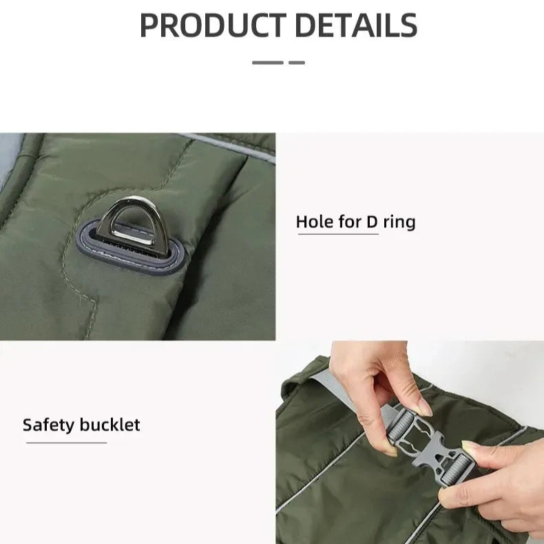 Bulldog Warm Vest – Reflective Waterproof Lightweight Coat Summer Wear
