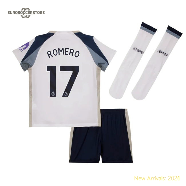 2025-2026 Tottenham Home Little Kids Mini Kit (Romero 17)