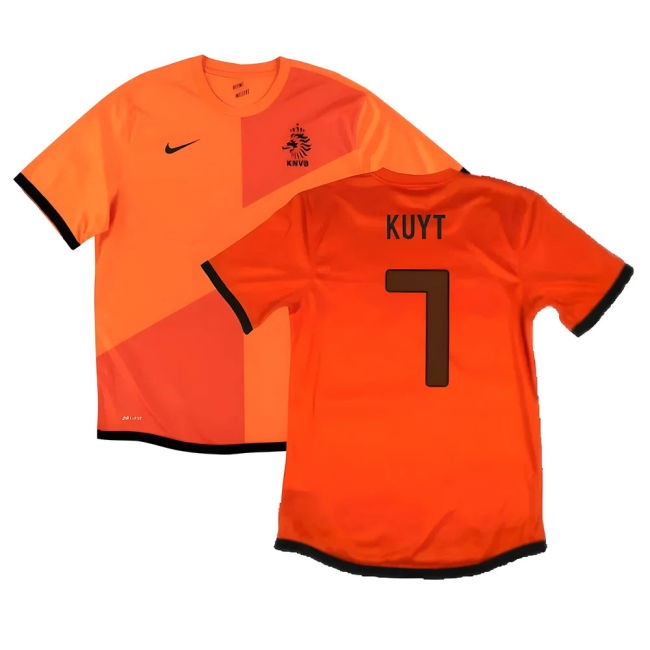 Holland 2012-13 Home Shirt ((Very Good) S) (Kuyt 7) Worldcup
