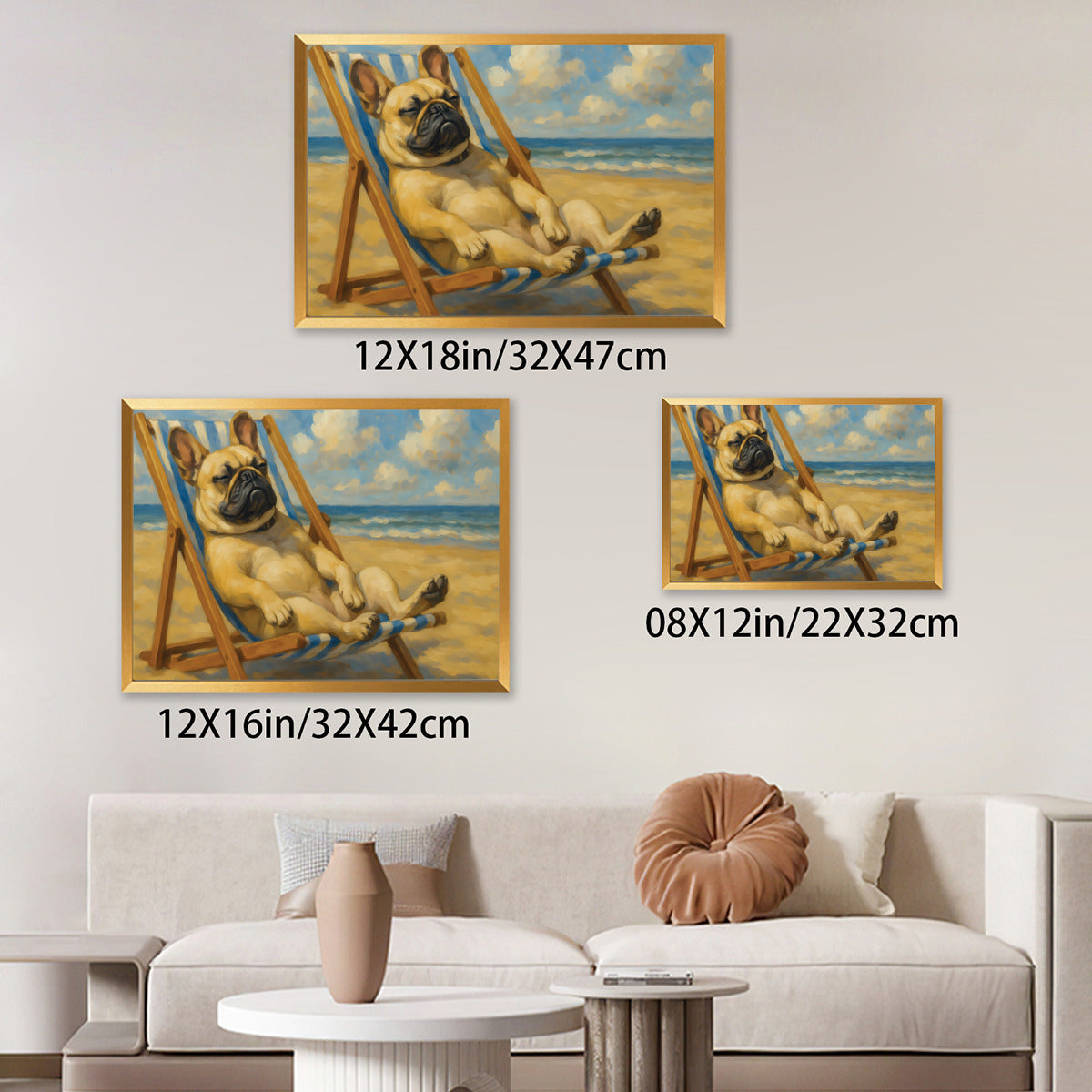 French Bulldog Bebe Framed Poster • Wall Decoration Comfy Pet Product