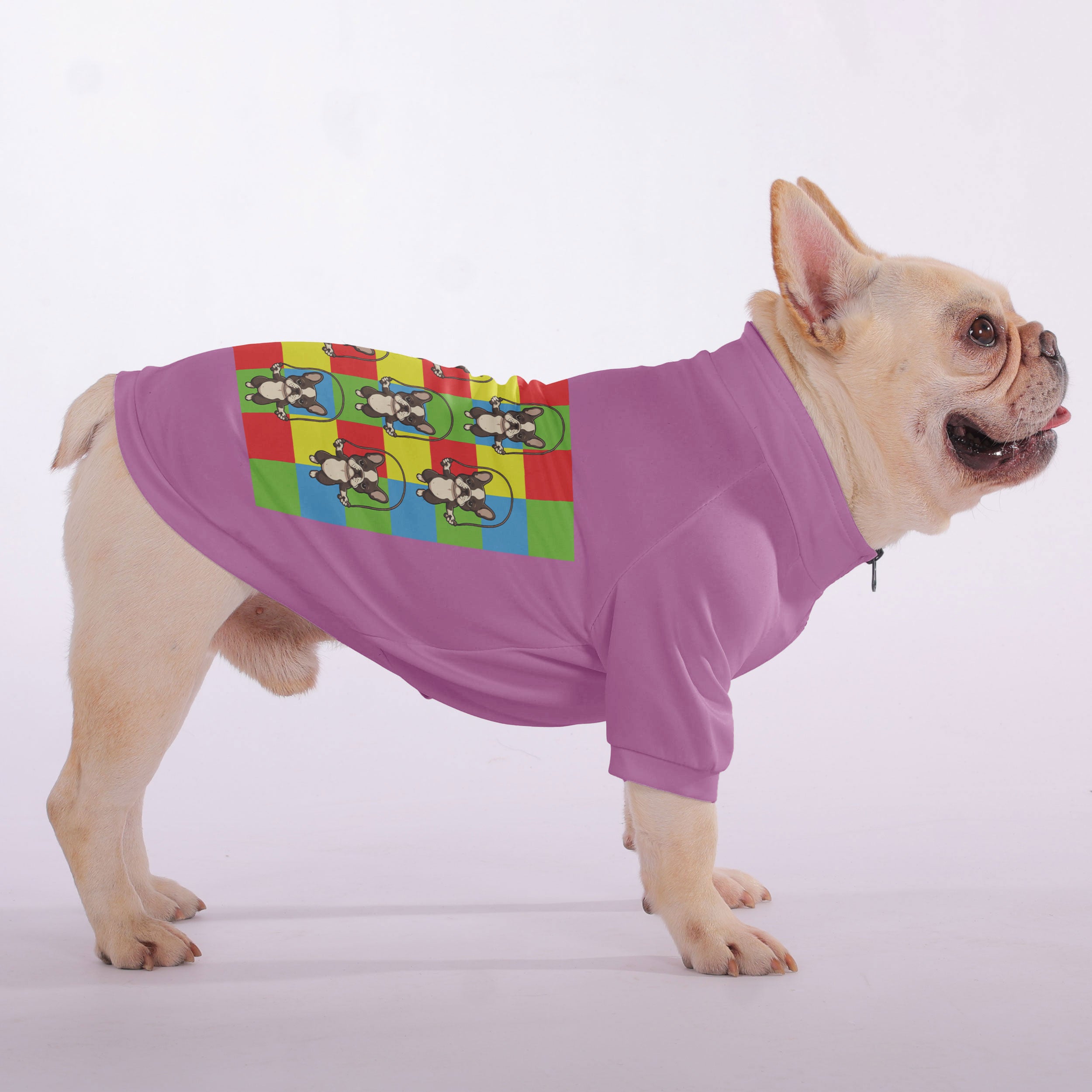 Lifestyle-Driven Marley - Snuggly Zip-up Sweatshirt For French Bulldo...