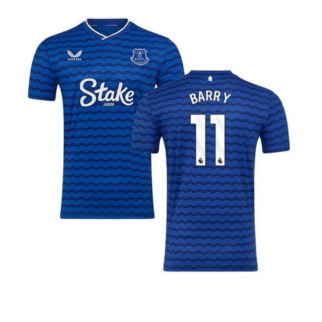 2025-2026 Everton Home Shirt (Barry 11) | Authentic Design