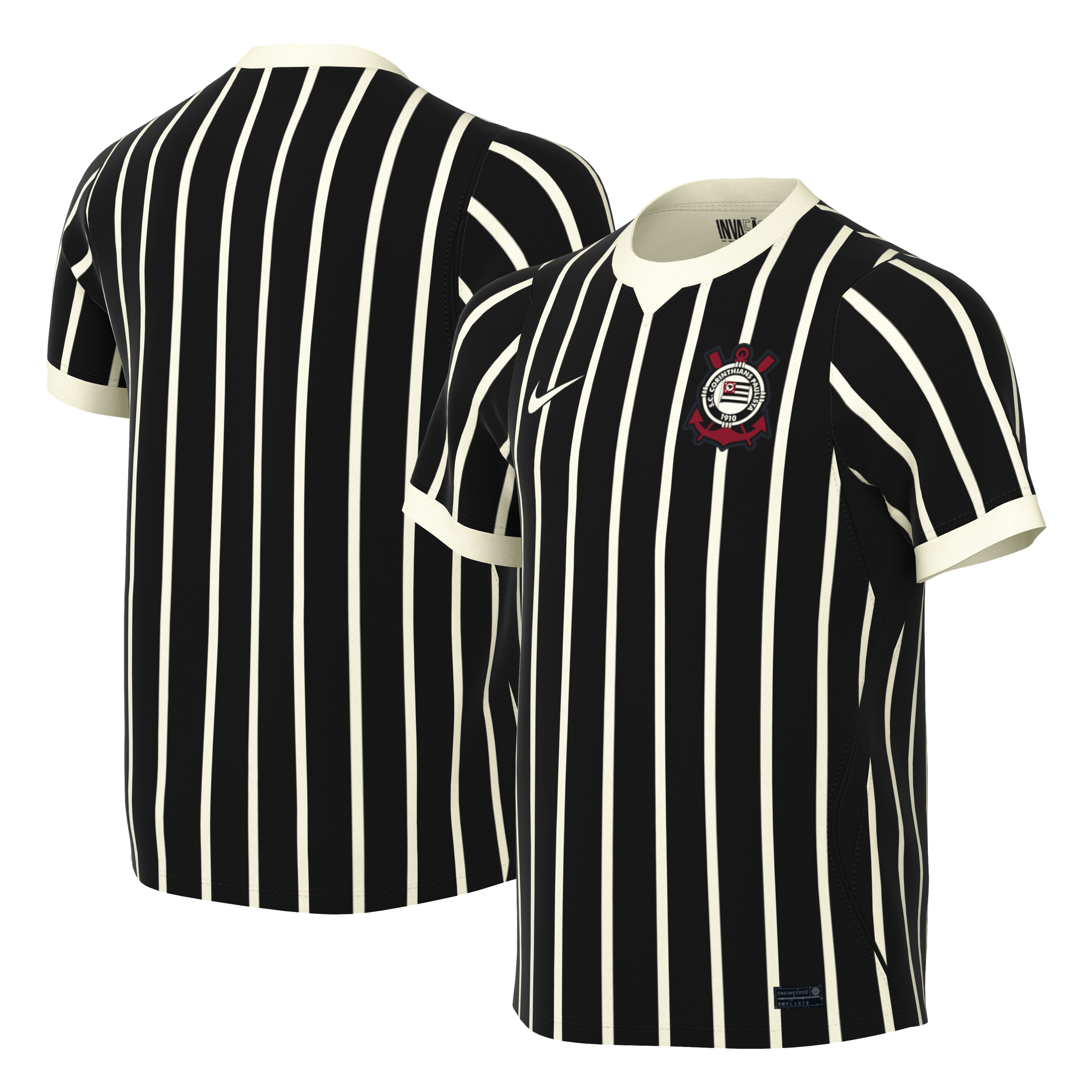 [SJH] Corinthians Youth 2026 Stadium Replica Jersey - Black