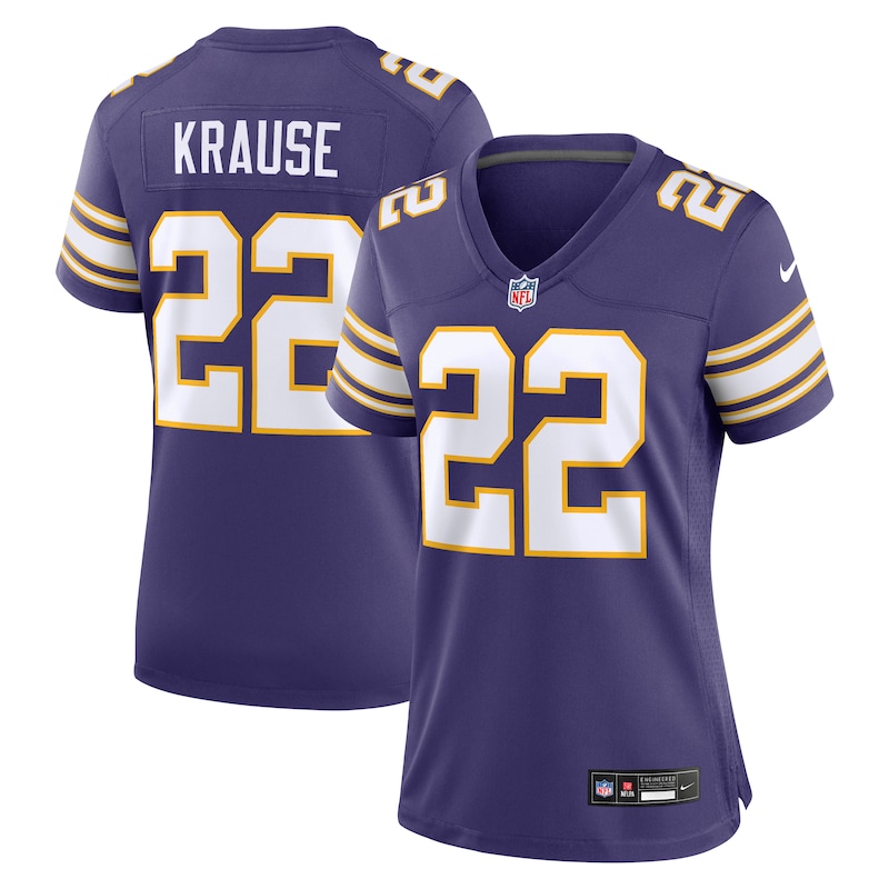 None Paul Krause Minnesota Vikings Energetic Game Jersey Football Appa