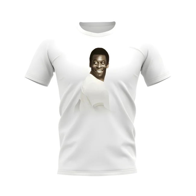 Replica Pele Brazil Legend T-Shirt (White) Quality Professional