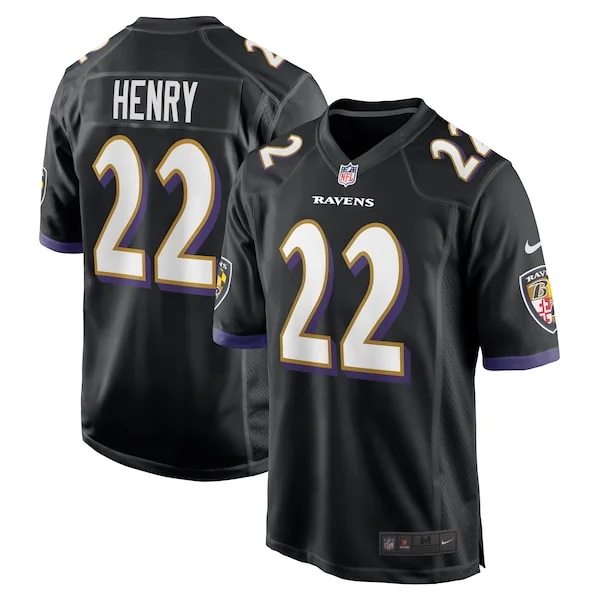 Performance Baltimore Ravens Game Jersey - Premium Black NFL Fan Je...