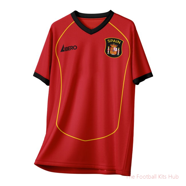 Spain 1990 Vintage Style Concept Shirt Adult Short Sleeve