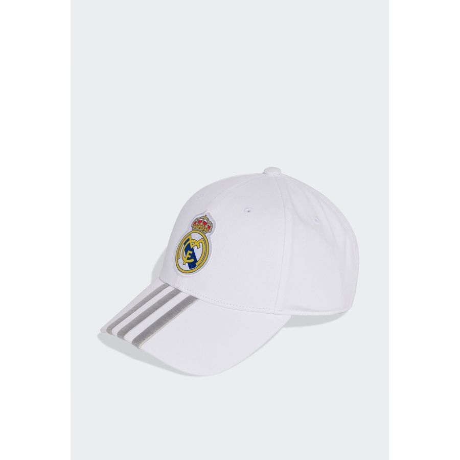 Real Madrid Cap Logo Pure White In Multiple Adult Sizes