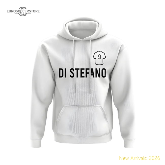 Alfredo Di Stefano Real Madrid Number Hoody (White)