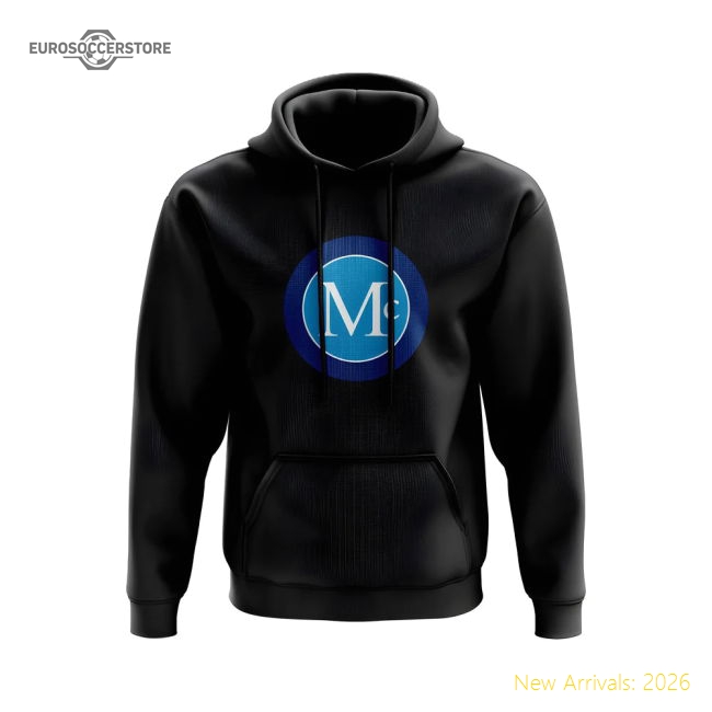 Authentic Professional-Grade Scott Mctominay Napoli Badge Hoody (Black)
