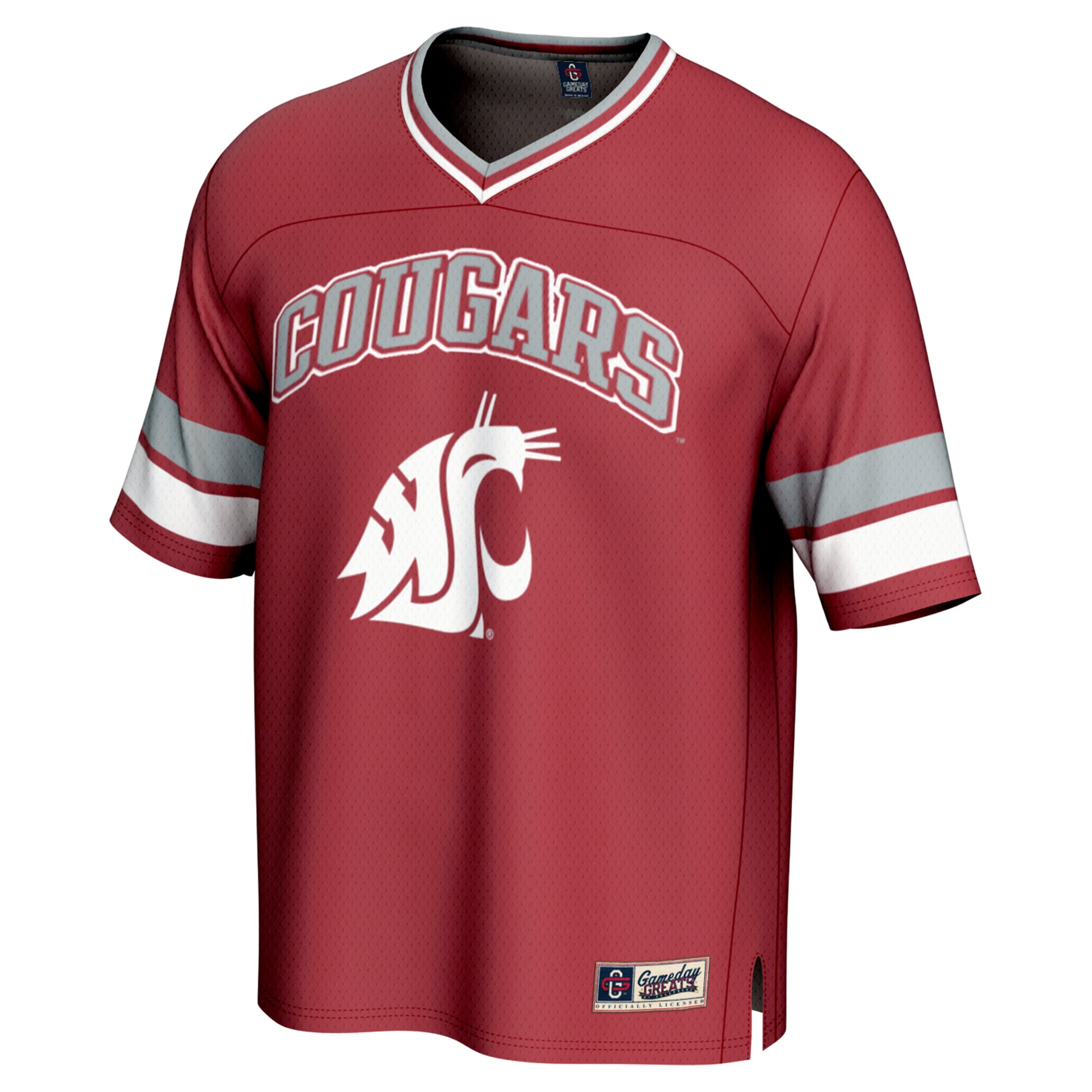Youth Crimson Washington State Cougars Spirit Football Jersey