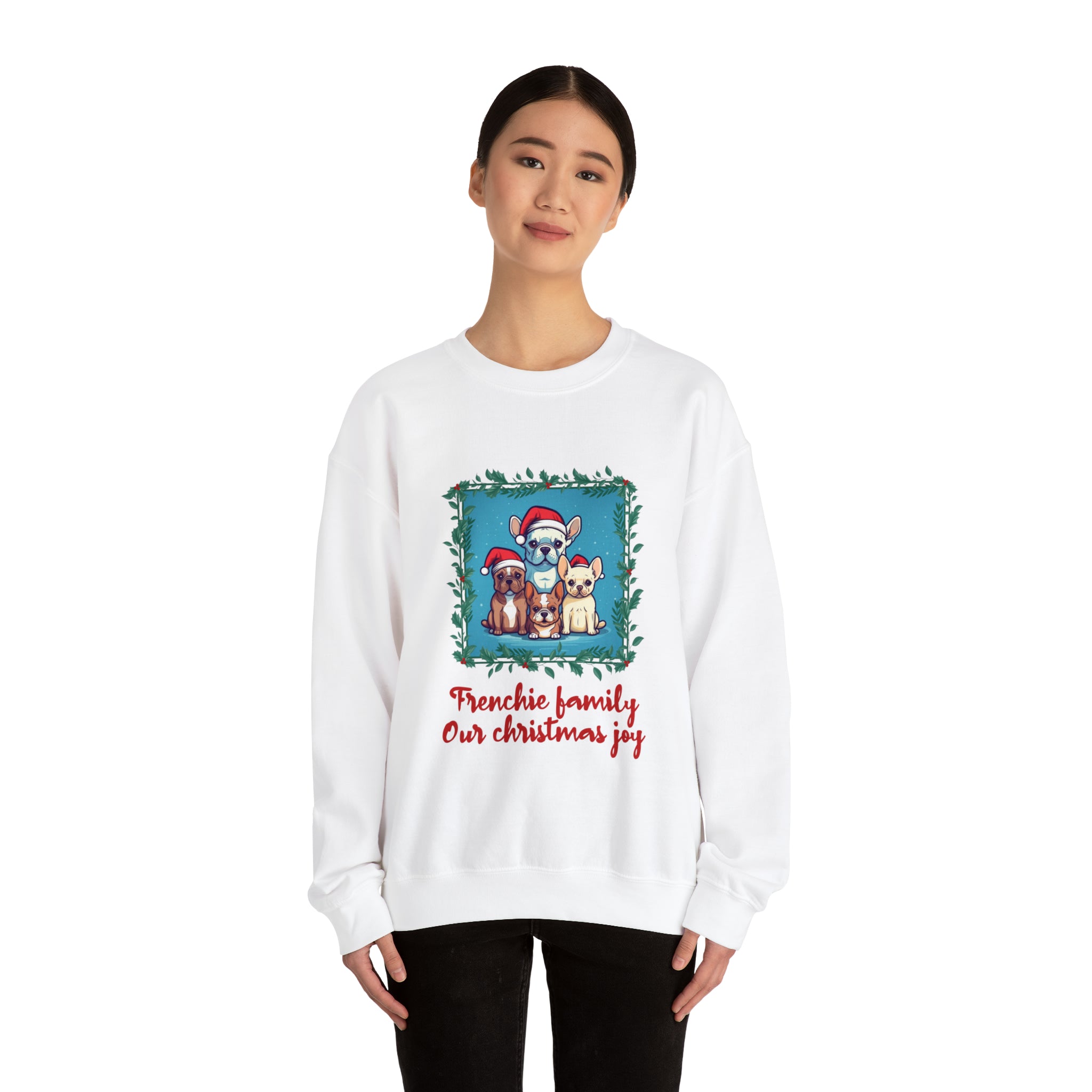 French Bulldog Frenchie Family Sweater Unisex Sweatshirt Durable Dog Item
