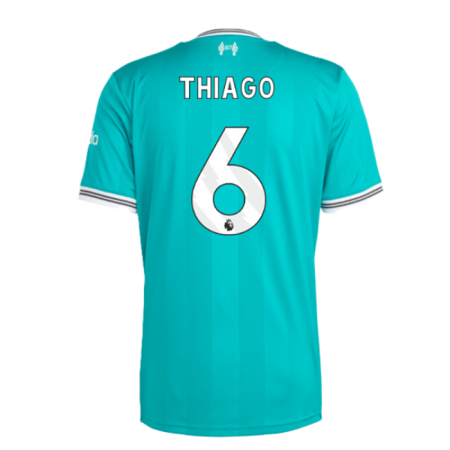 2025-20 Liverpool Third Soccer Jersey Thiago 6 L S