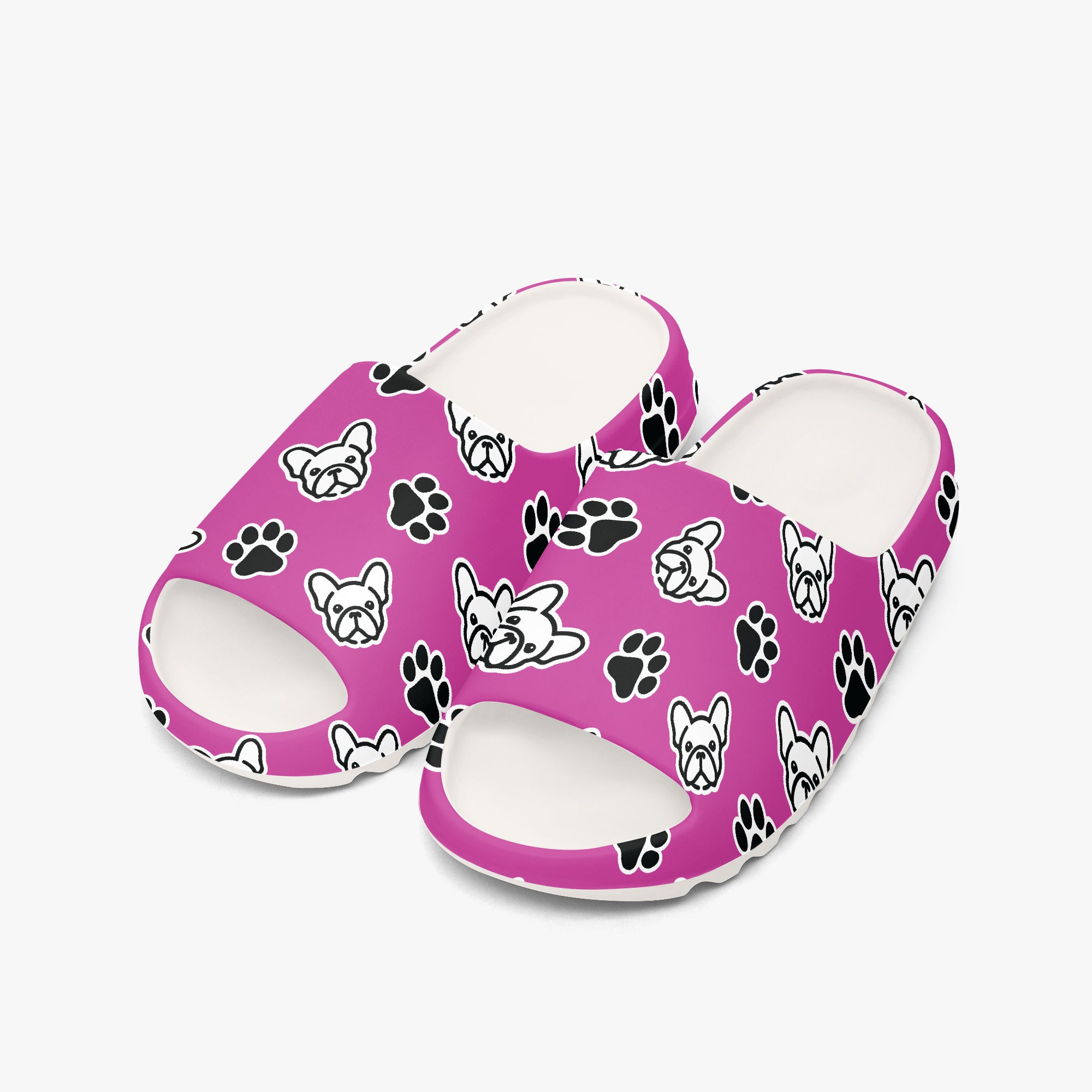 French Bulldog Beans Slide Sandals Useful Frenchie Gear