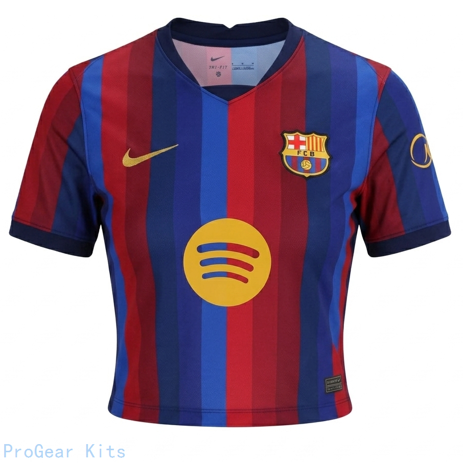 [SJH] FC Barcelona Cropped Women's Home Uniform 2026/27