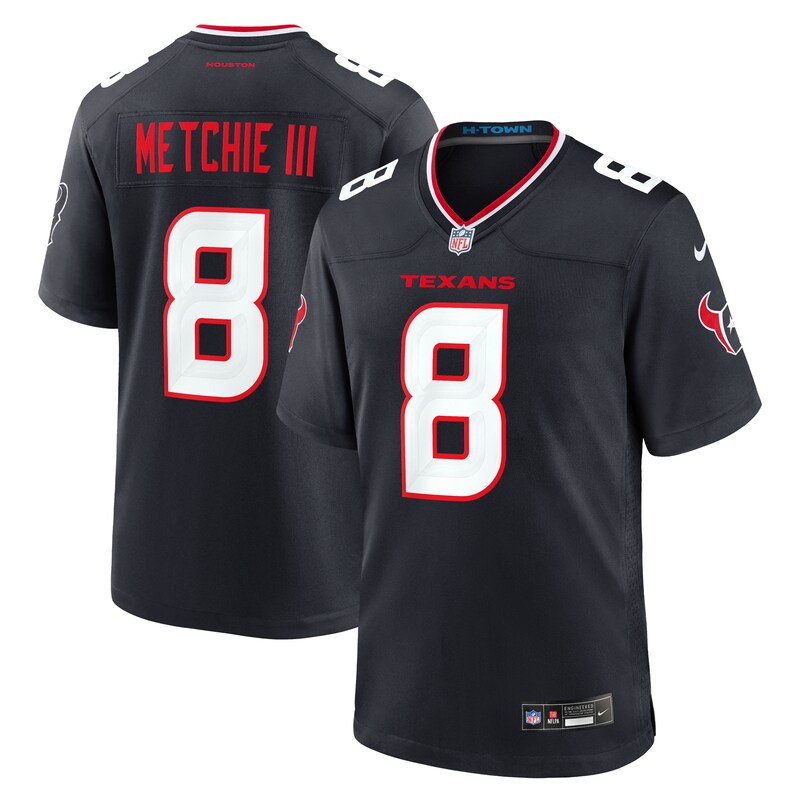 None John Metchie III Star Player HOU Texans Premium Jersey Football A