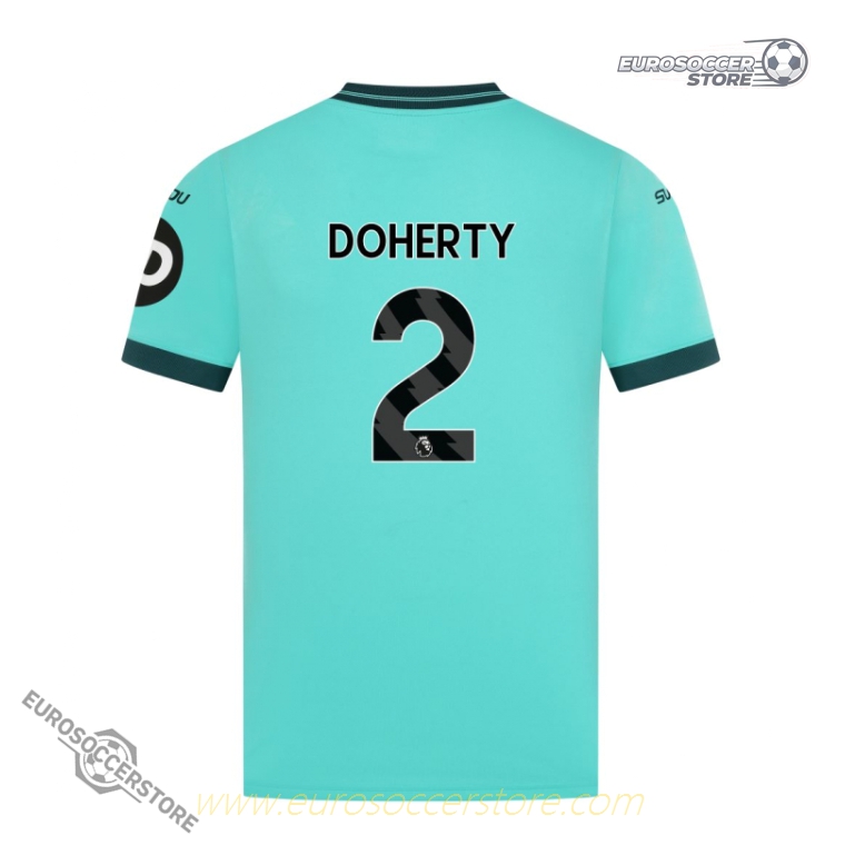 Wolverhampton Wanderers 25-26 Season Away DOHERTY 2 Football Jersey