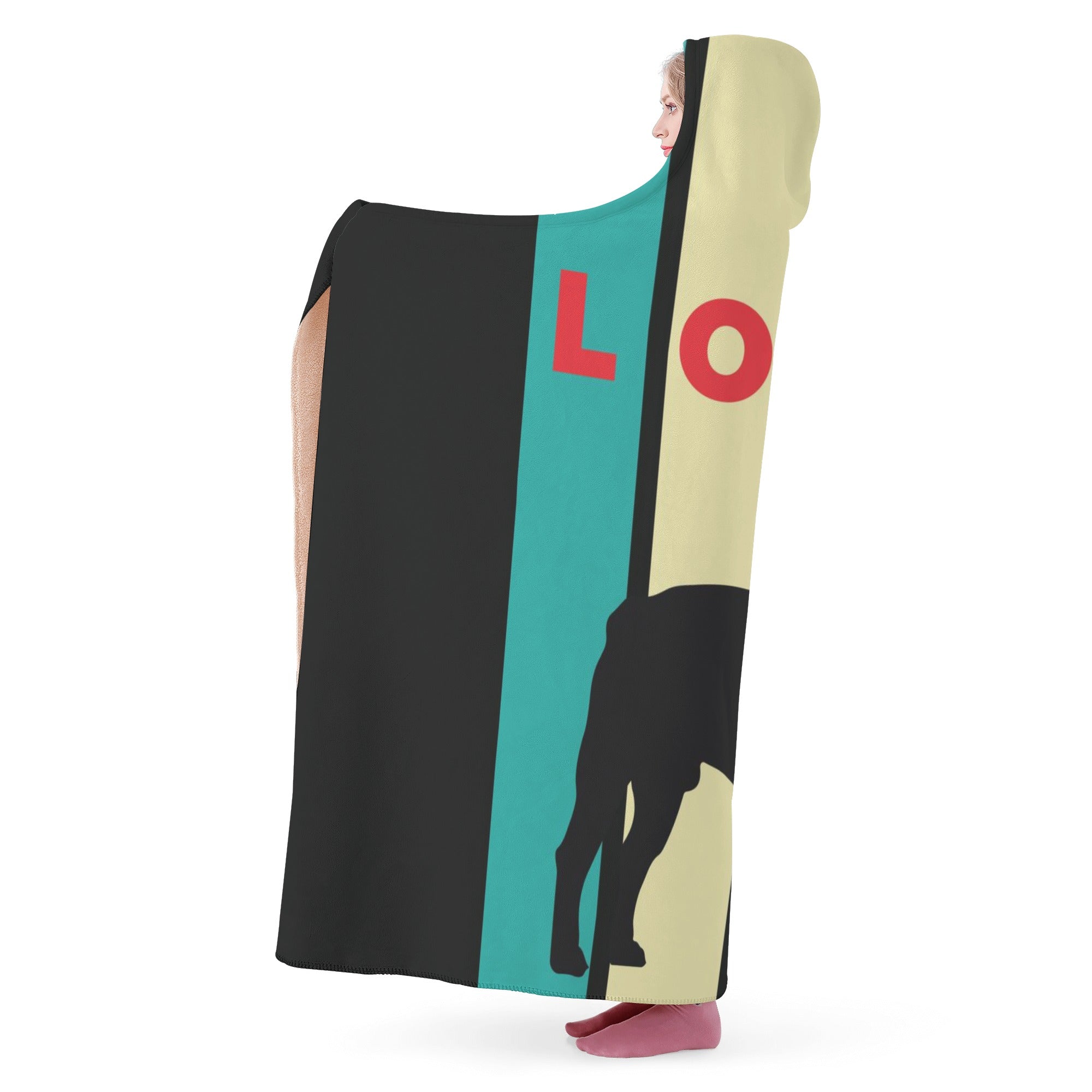 Street-Ready Lifestyle-Driven Jax - Hooded Blanket for Casual Outings