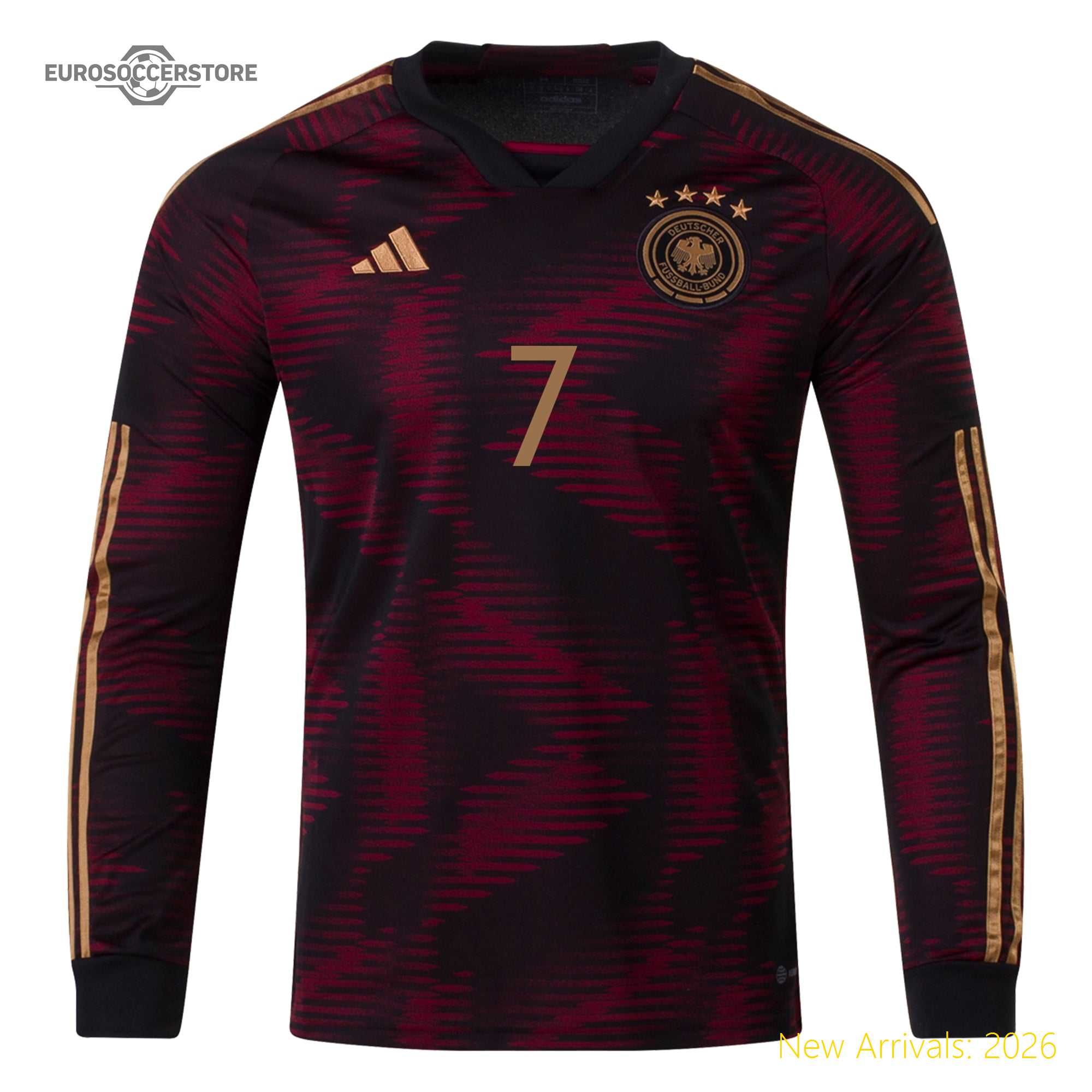 Officially Licensed Modern Design Men Ger Team Official Away Jersey