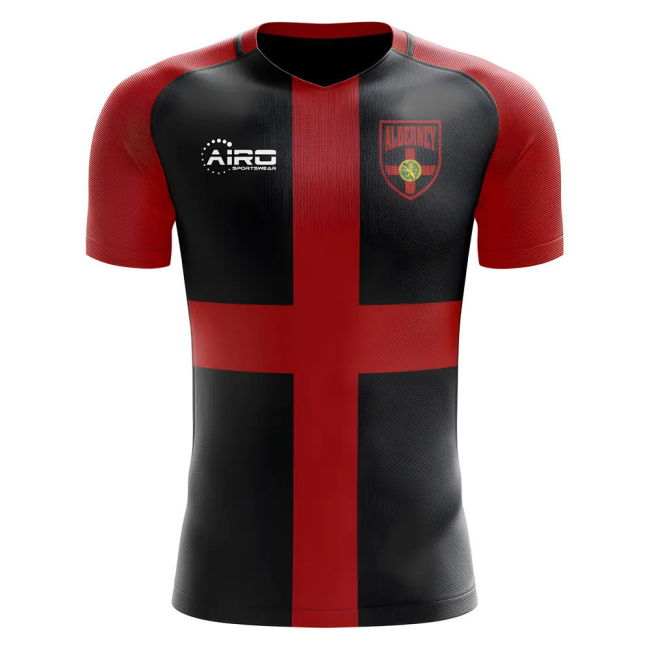 2025-2026 Alderney Home Concept Football Shirt - Baby