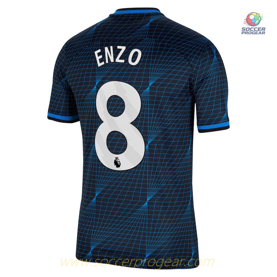 Chelsea Away Football Jersey 2023 2024 Enzo Fernandez