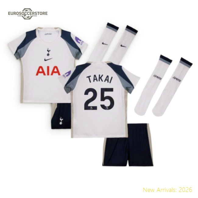 2025-2026 Tottenham Home Little Kids Mini Kit (Takai 25)