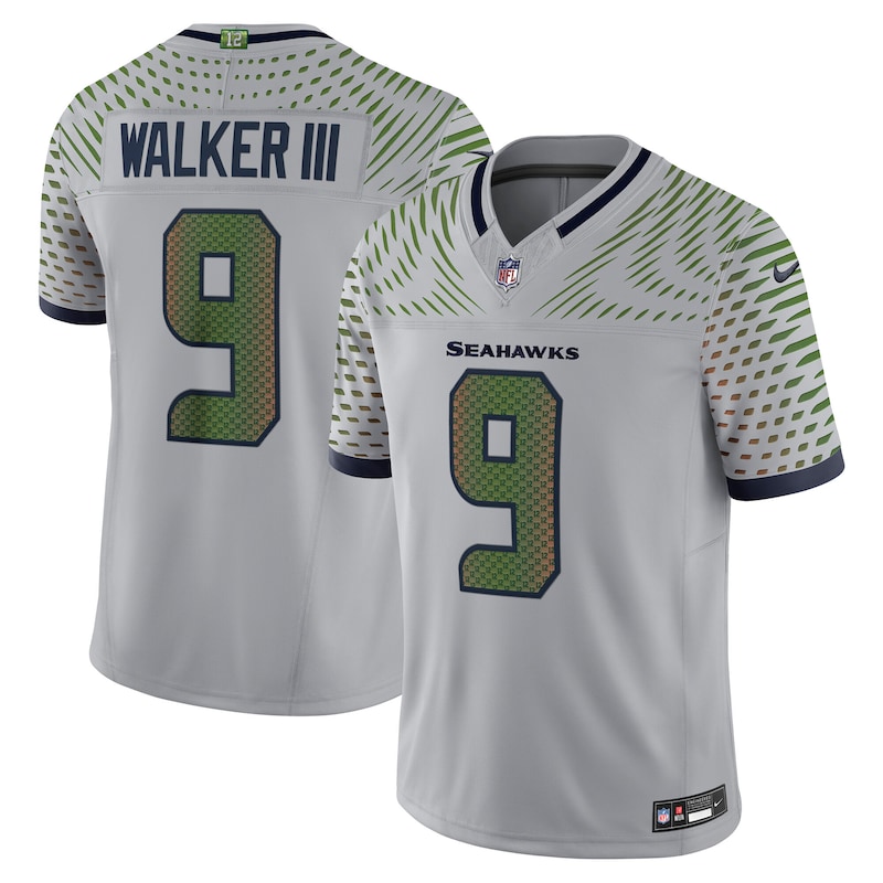 None Kenneth Walker III Seattle Seahawks Powerhouse Team Team Spiri...