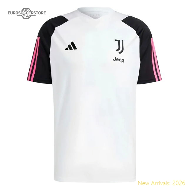 2023-2024 Juventus Training Soccer Shirt (White) (Del Piero 10)