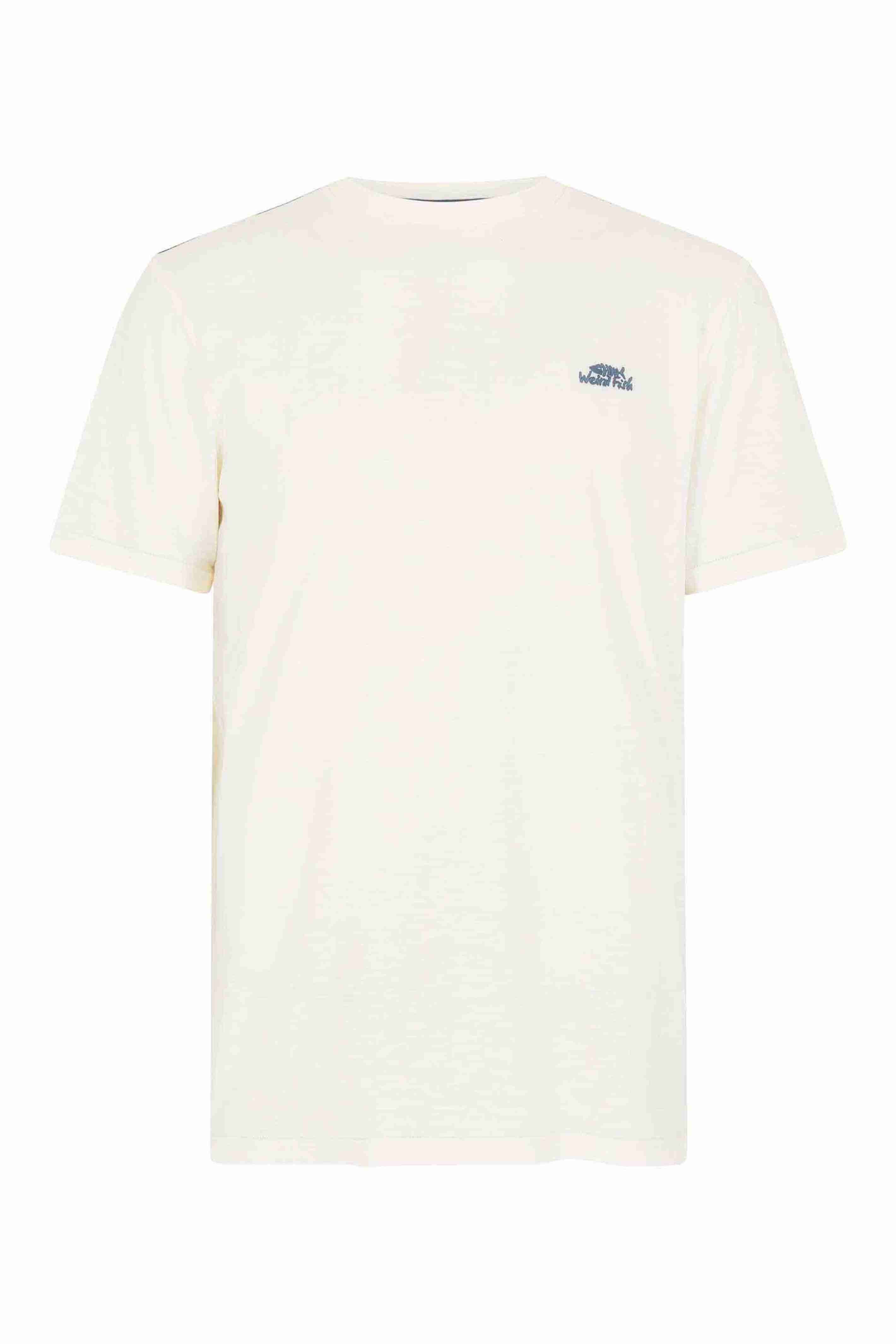 Fished Branded T-Shirt Dusty White