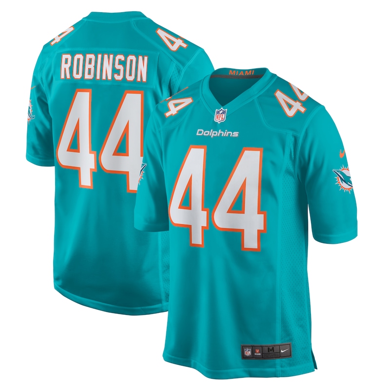 None Chop Robinson MIA Dolphins Iconic High-Quality Jersey Game Day We