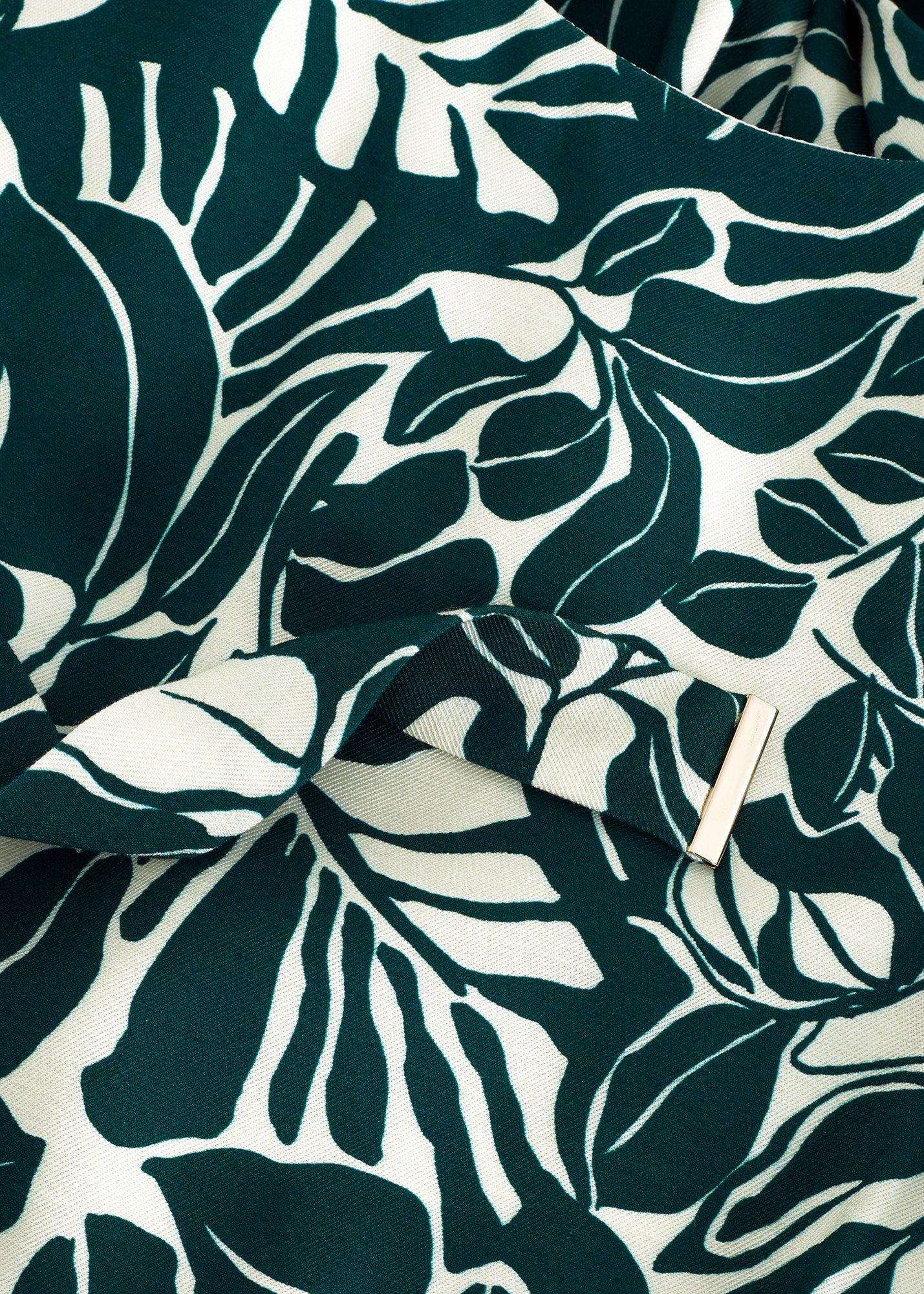 Petite Marta Green Printed Jumpsuit