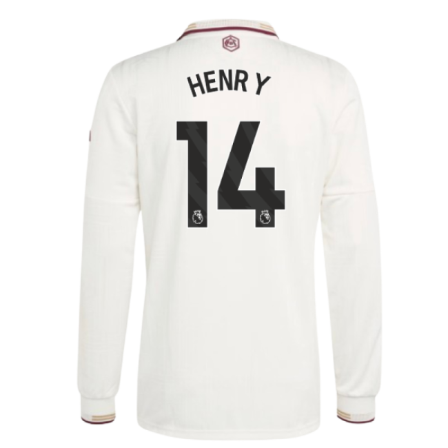 2025-2026 Arsenal Authentic Long Sleeve Third Shirt (Henry 14)