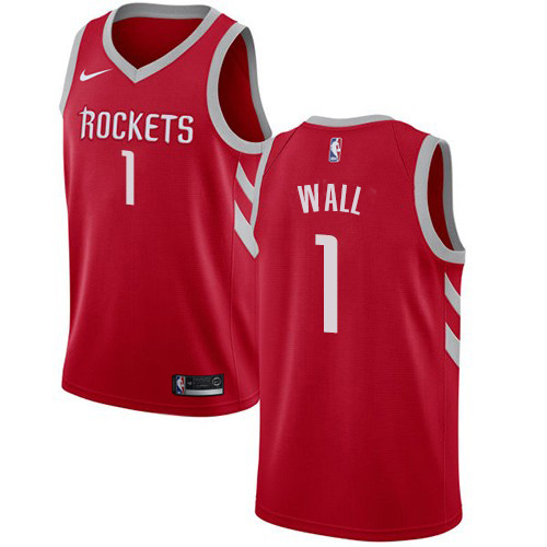 Red Nike H. Rockets #1 NBA Jersey NBA Fan Apparel Premium Quality