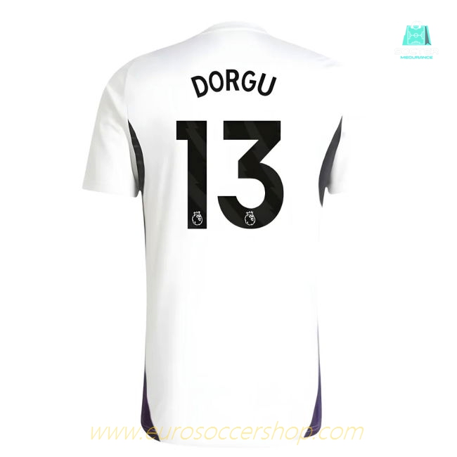 2025-2026 Man Utd Training Jersey (White) (Dorgu 13)