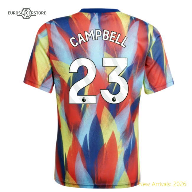 Comfortable Kids Arsenal Campbell Jersey 2025-2026 Soft-touch