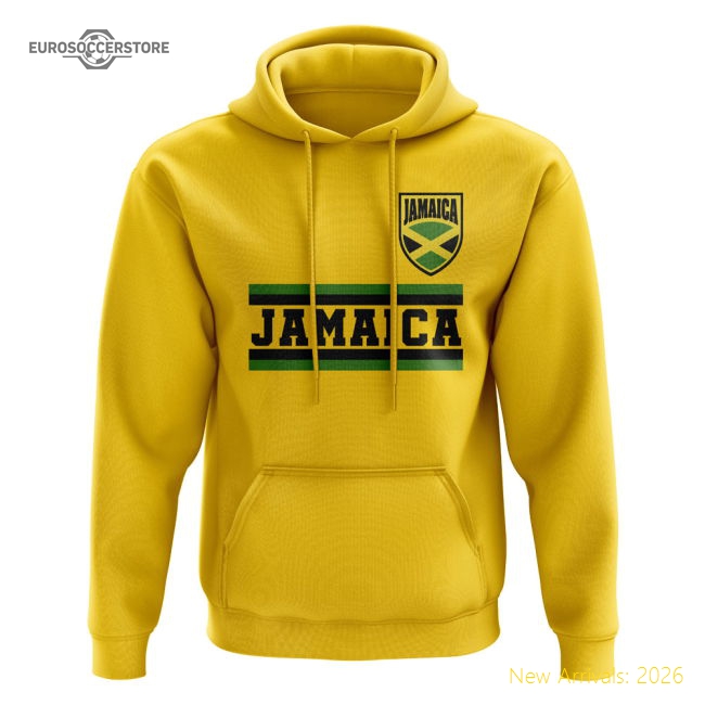 Exceptional Jamaica National Team Core Football Country Hoody (yellow)