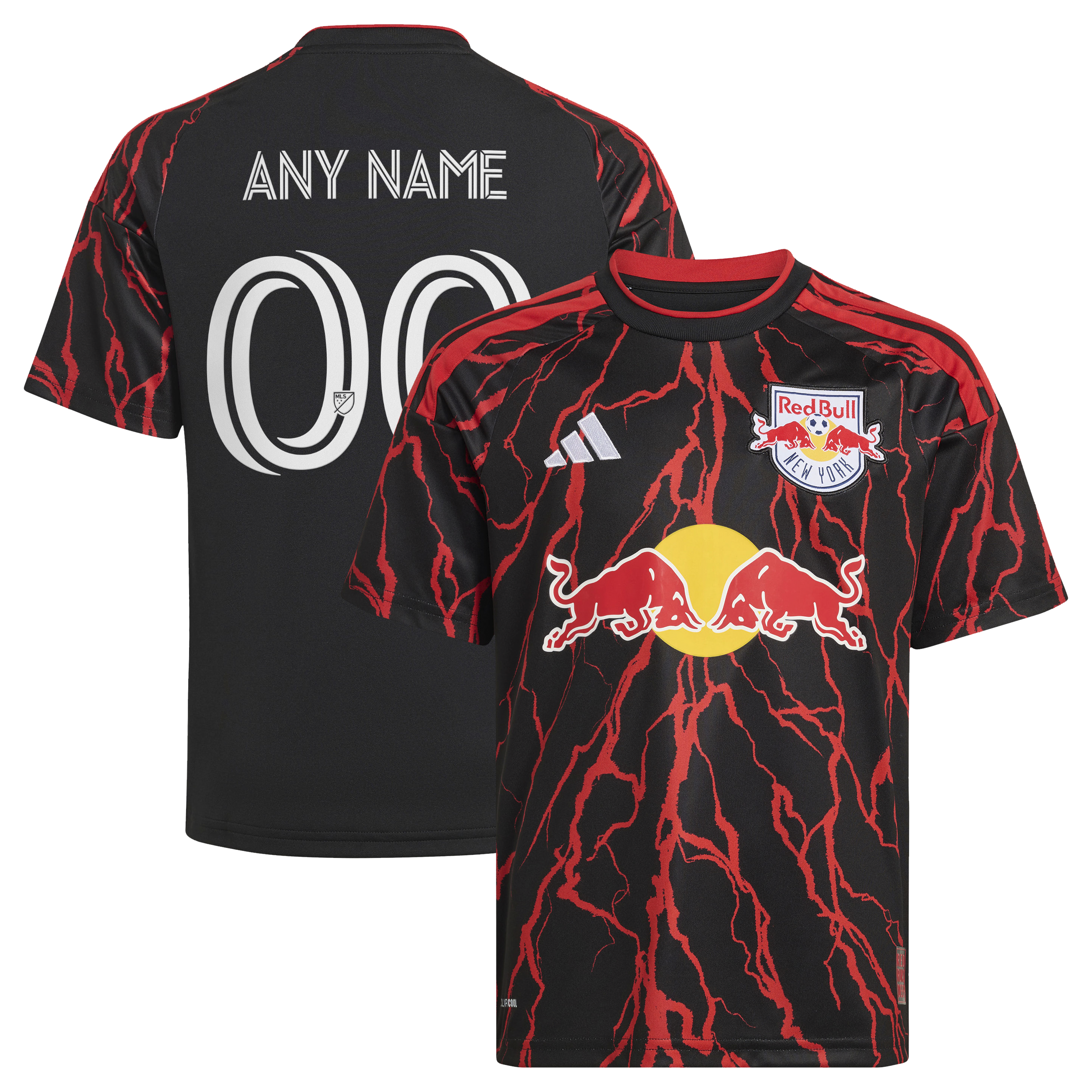 [SJH] New York Red Bulls Youth 2026 The Rooted Kit Replica Custom Jersey - Black