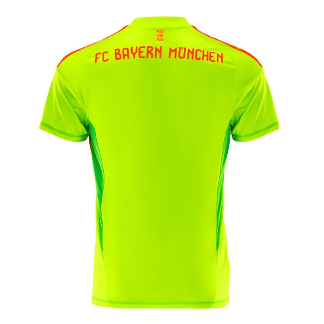 2024-2025 Bayern Munich Home Goalkeeper Shirt (Yellow) (Your Name)