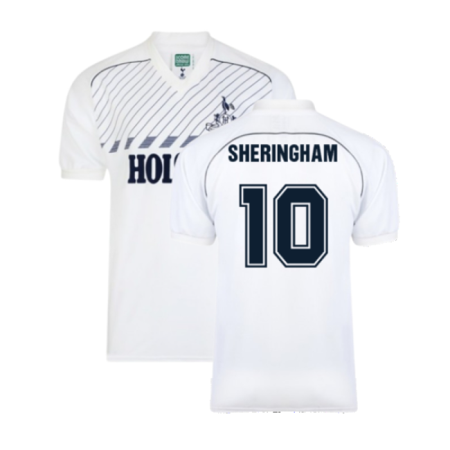 Tottenham 1986 Retro Home Top (SHERINGHAM 10)