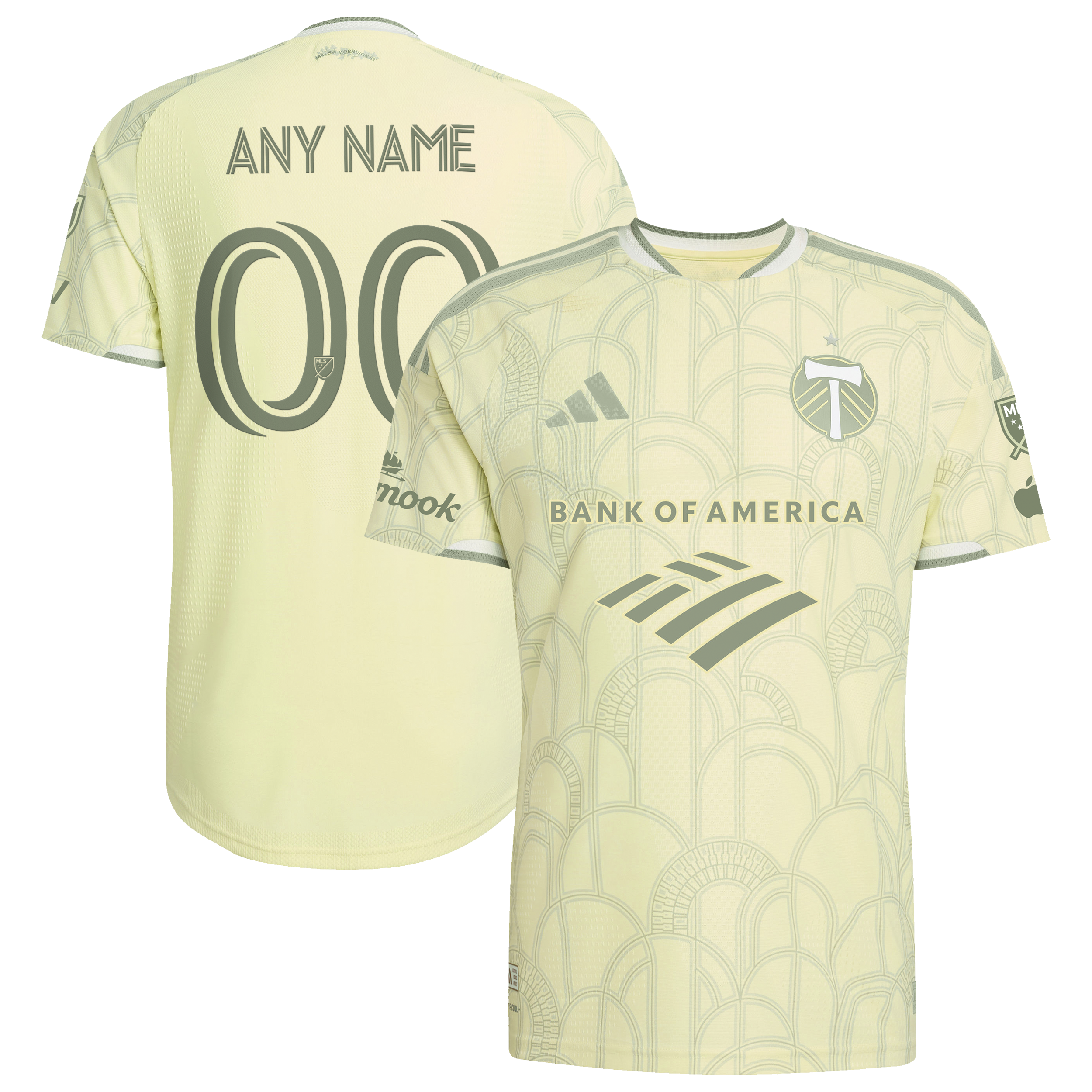 [JED] Portland Timbers 2026 Civic Stadium Kit On-Field Authentic Patch Custom Jersey - Yellow