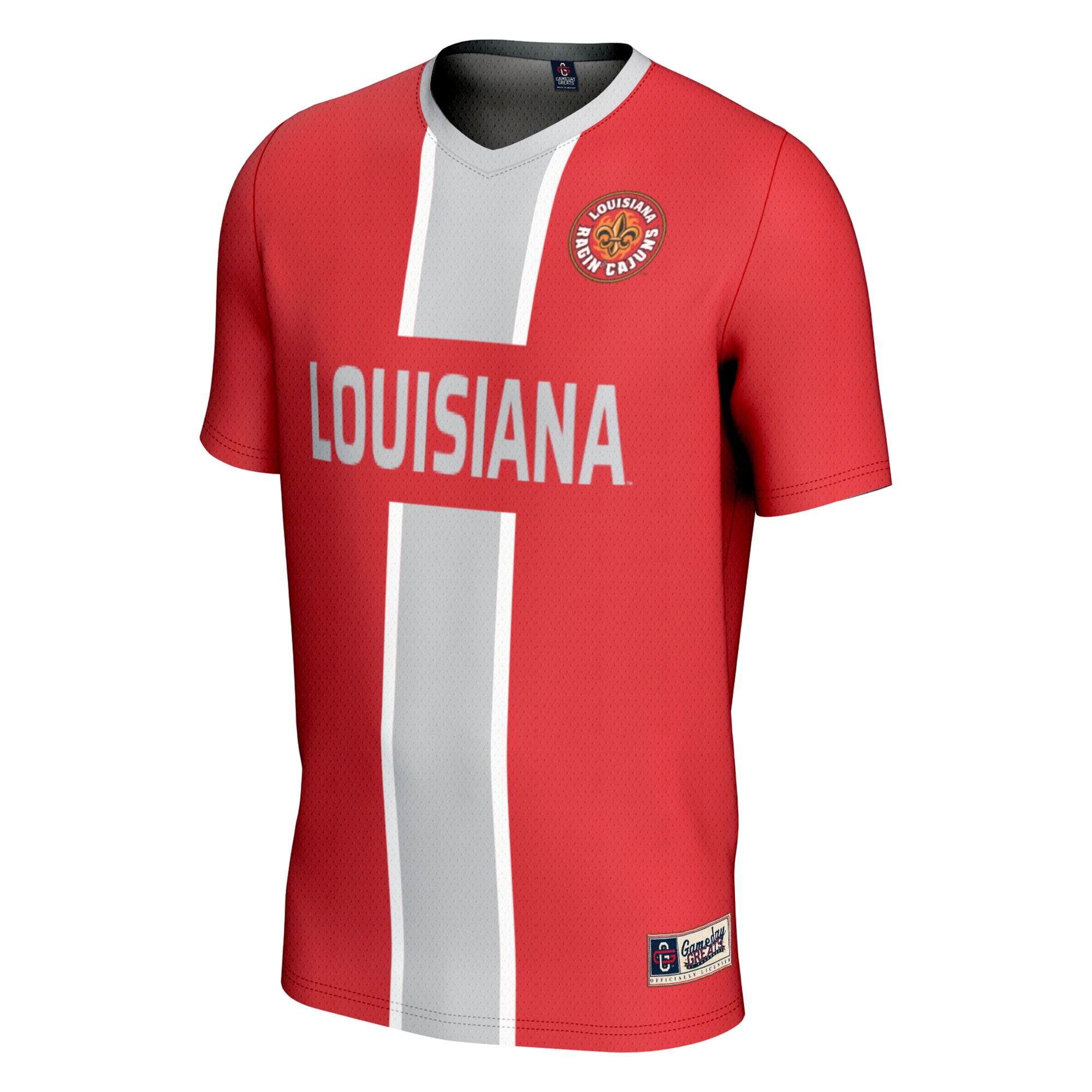 [SJH] Louisiana Ragin' Cajuns GameDay Greats Youth Lightweight Men's Soccer Jersey - Red