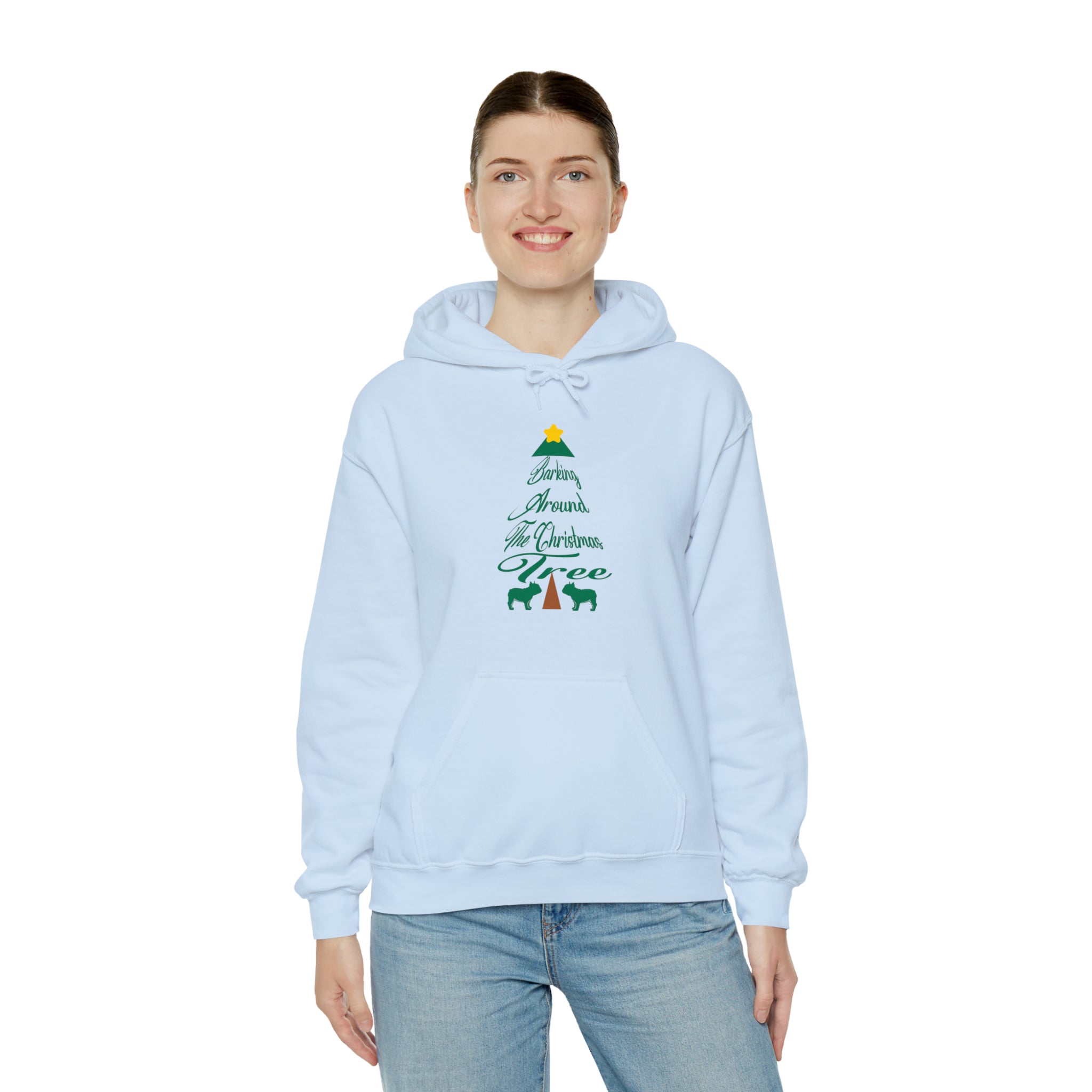 Culture-Inspired Durable Christmas Tree Unisex Hoodie for Street Style