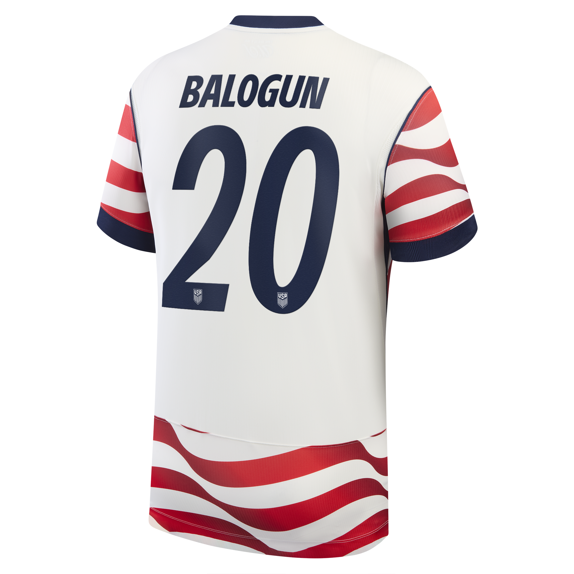 [JED] Folarin Balogun USMNT 2026 Home Stadium Replica Jersey - White