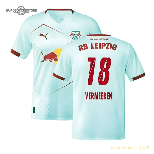 Professional-Grade 2025-2026 Red Bull Leipzig Home Shirt (Vermeeren