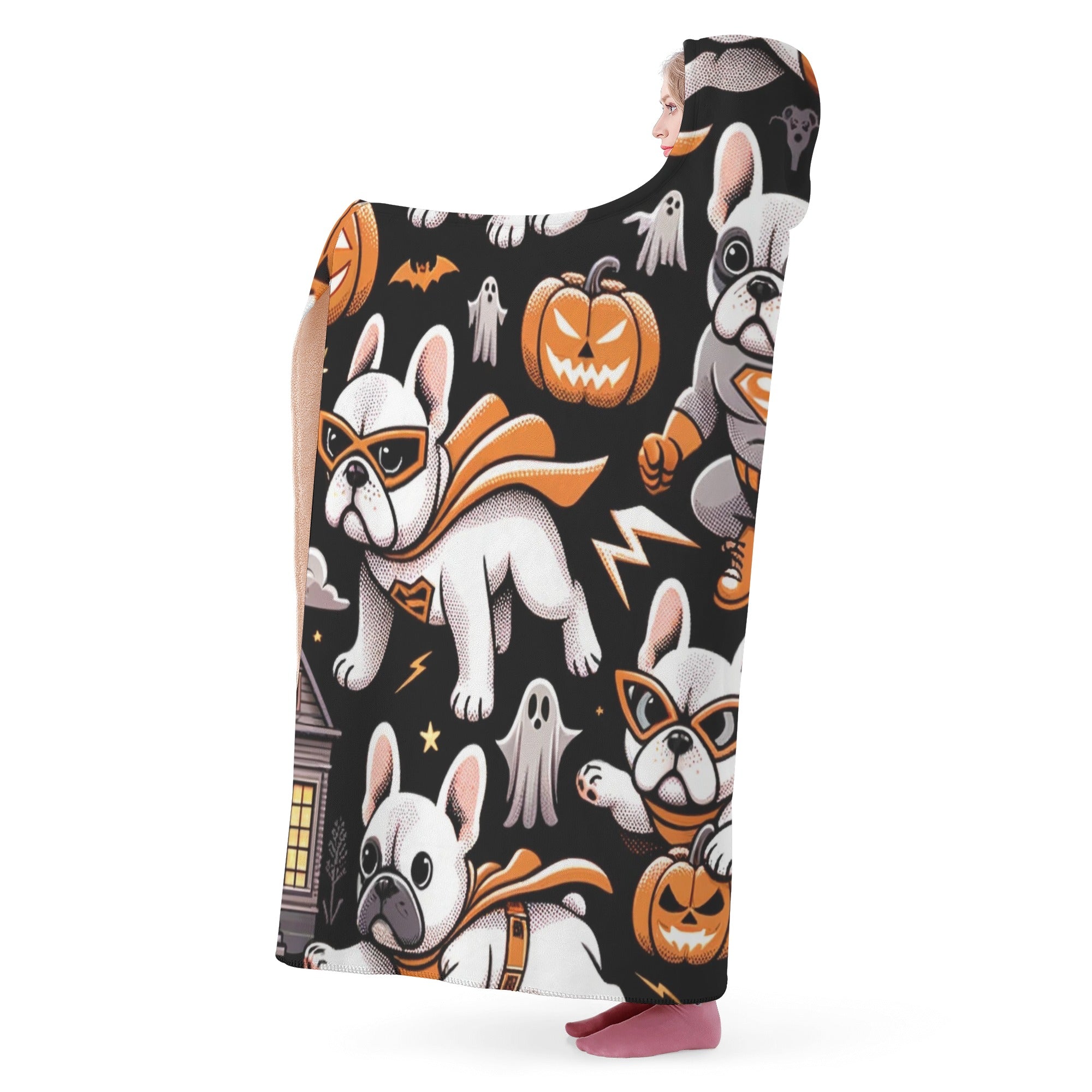 Lifestyle-Driven Pet-Lover Roxy - Hooded Blanket as a Gift Comfortable