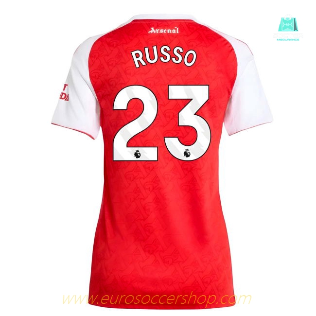 2025-2026 Arsenal Home Shirt (Womens) (Russo 23)