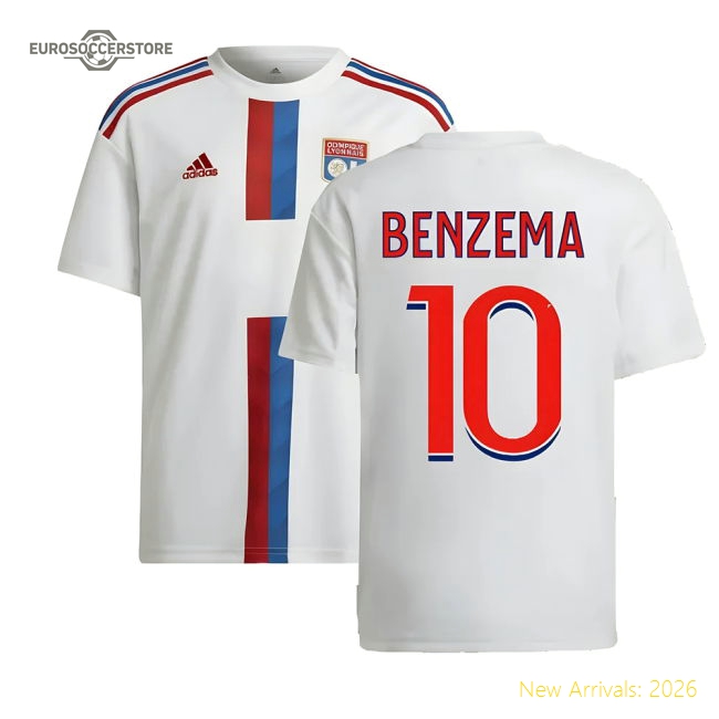 Gentle Kids Football Team Benzema Jersey 2022-2023 Quick-dry